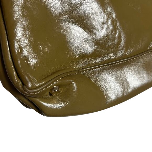 3.1 Phillip Lim Olive Alix Soft Leather Paperclip Chain Crossbody Bag - Picture 9 of 11